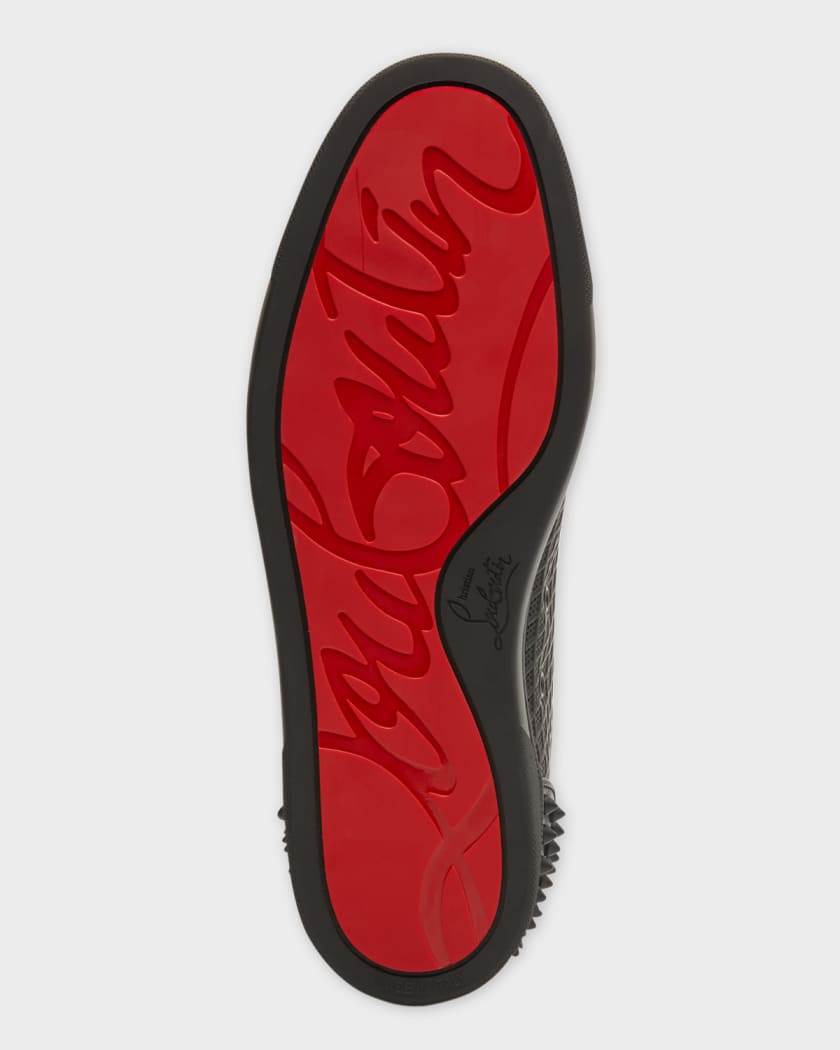 Red bottom shoes low top sale
