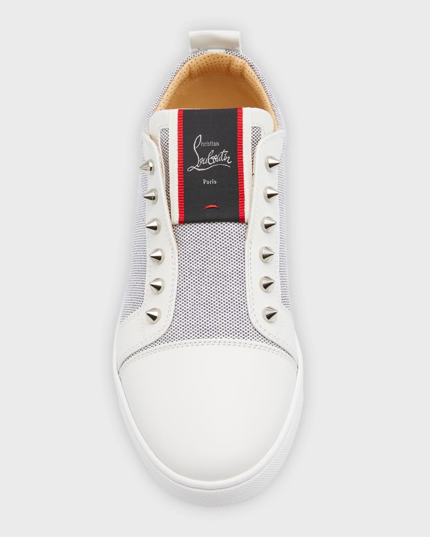 Christian Louboutin White F.A.V. 'Fique A Vontade' Sneakers