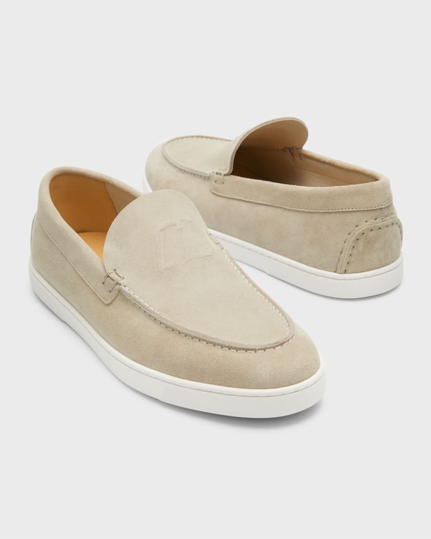 Varsiboat Logo-Embossed Suede Loafers