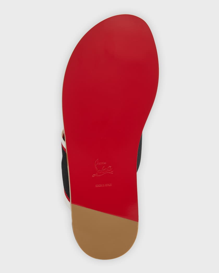 red louboutin slippers