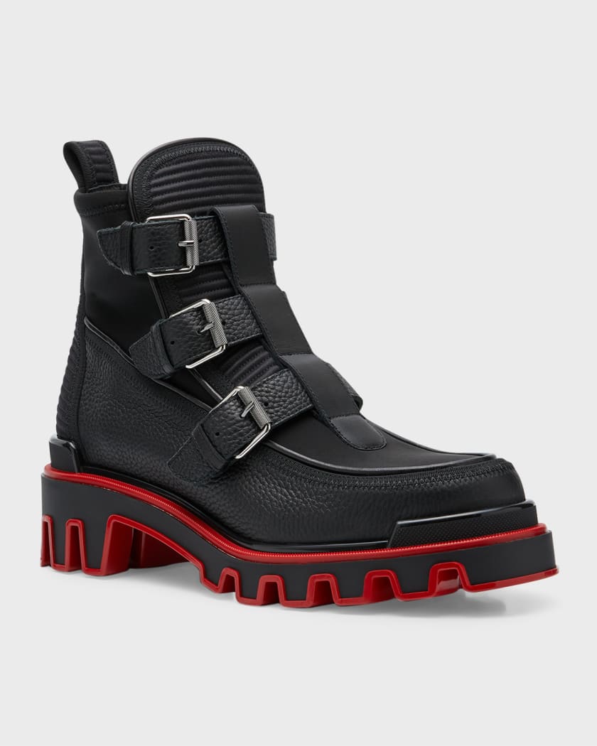 Roadyrocks - Low boots - Patent calf - Black - Christian Louboutin