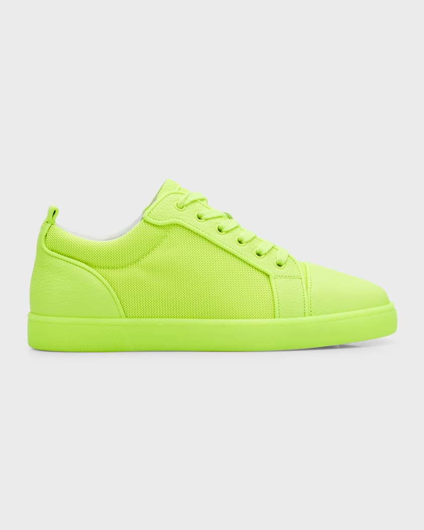 Christian Louboutin: Green Louis Junior Sneakers