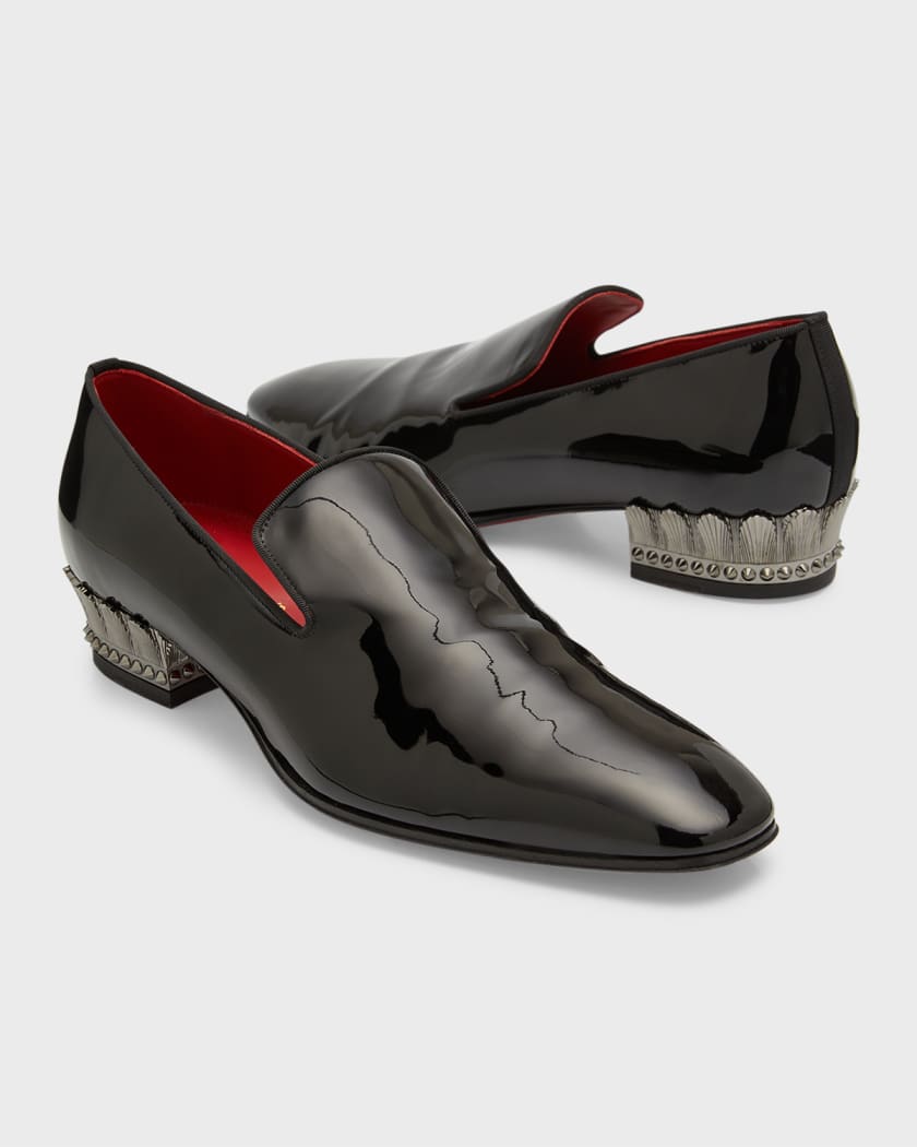 Christian louboutin mens patent leather on sale