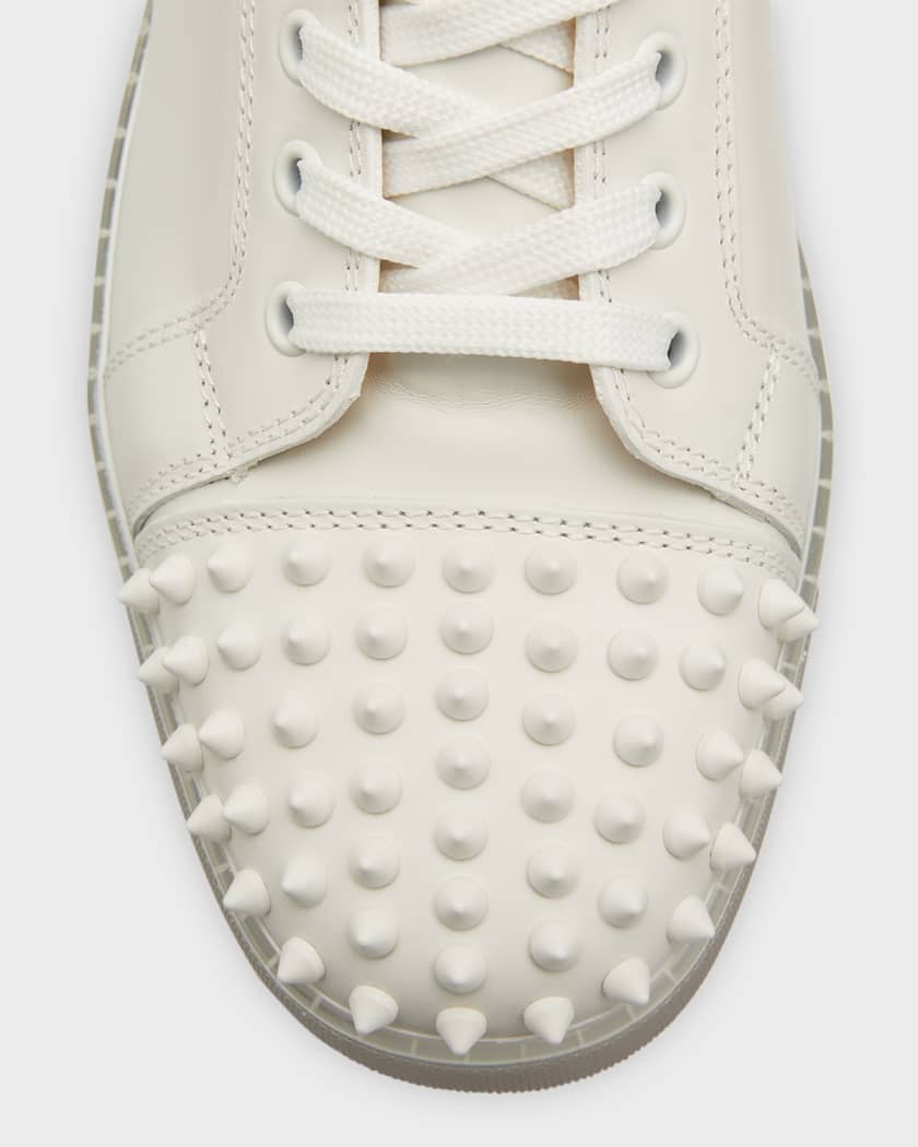  Christian Louboutin Louis Junior Veau Velours Balmore Sneakers  (us_Footwear_Size_System, Adult, Men, Numeric, Medium, Numeric_9) Silver :  Clothing, Shoes & Jewelry