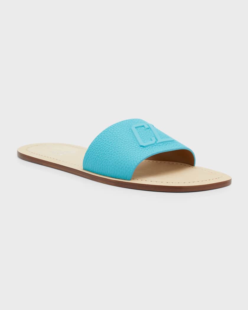 Christian Louboutin Men's Pool Fun Slide Sandals