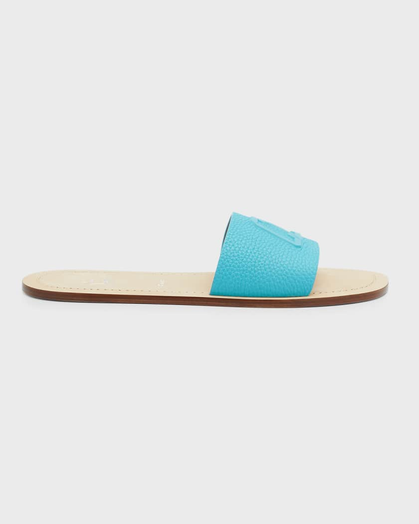 Christian Louboutin Men's Pool Fun Slide Sandals