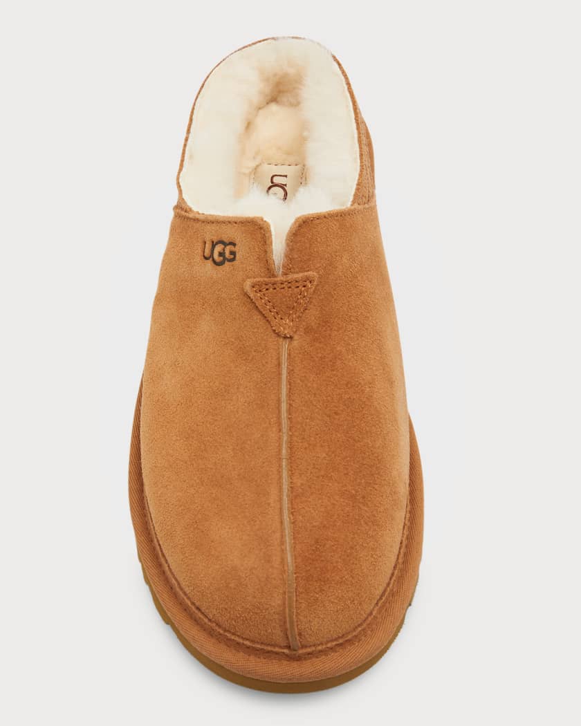 Forbyde At lyve forvirring UGG Men's Neuman Shearling-Lined Suede Slippers | Neiman Marcus