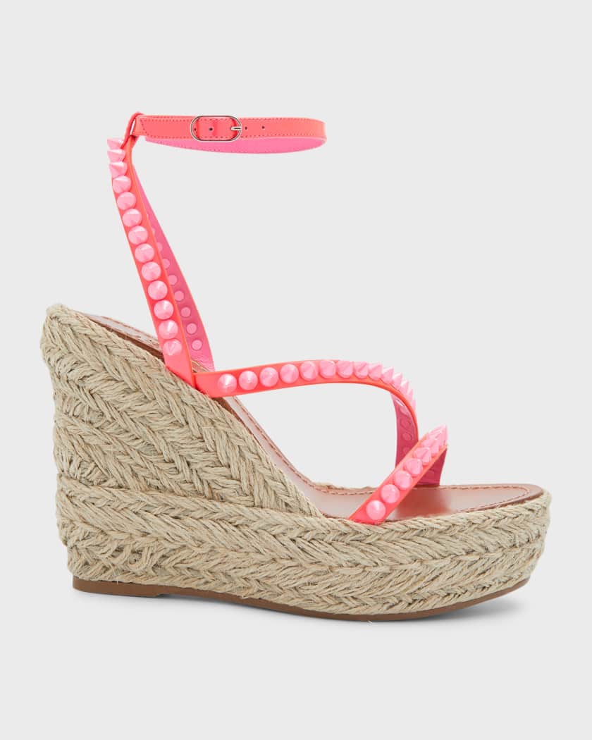 red bottom wedges