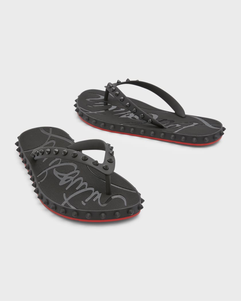 Christian Louboutin Loubi Flip Flops