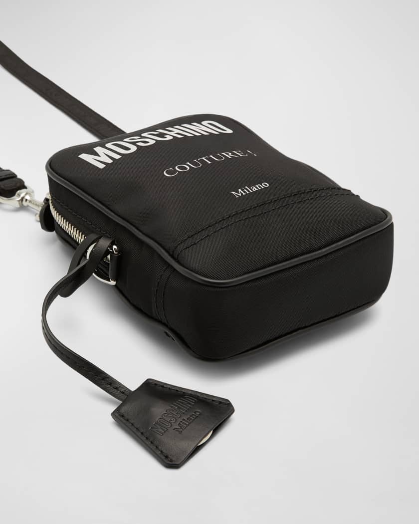 Moschino Men s Logo Shoulder Bag Neiman Marcus