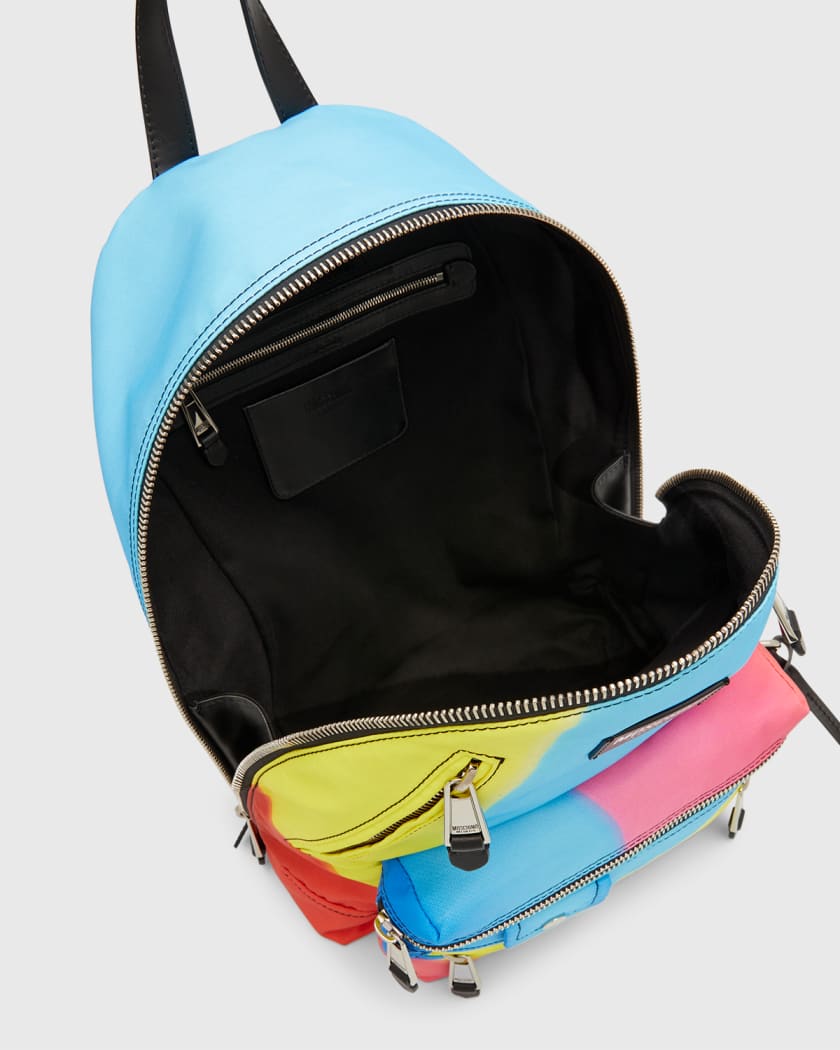 Backpack Moschino Cheap And Chic Blue in Polyester - 21172370