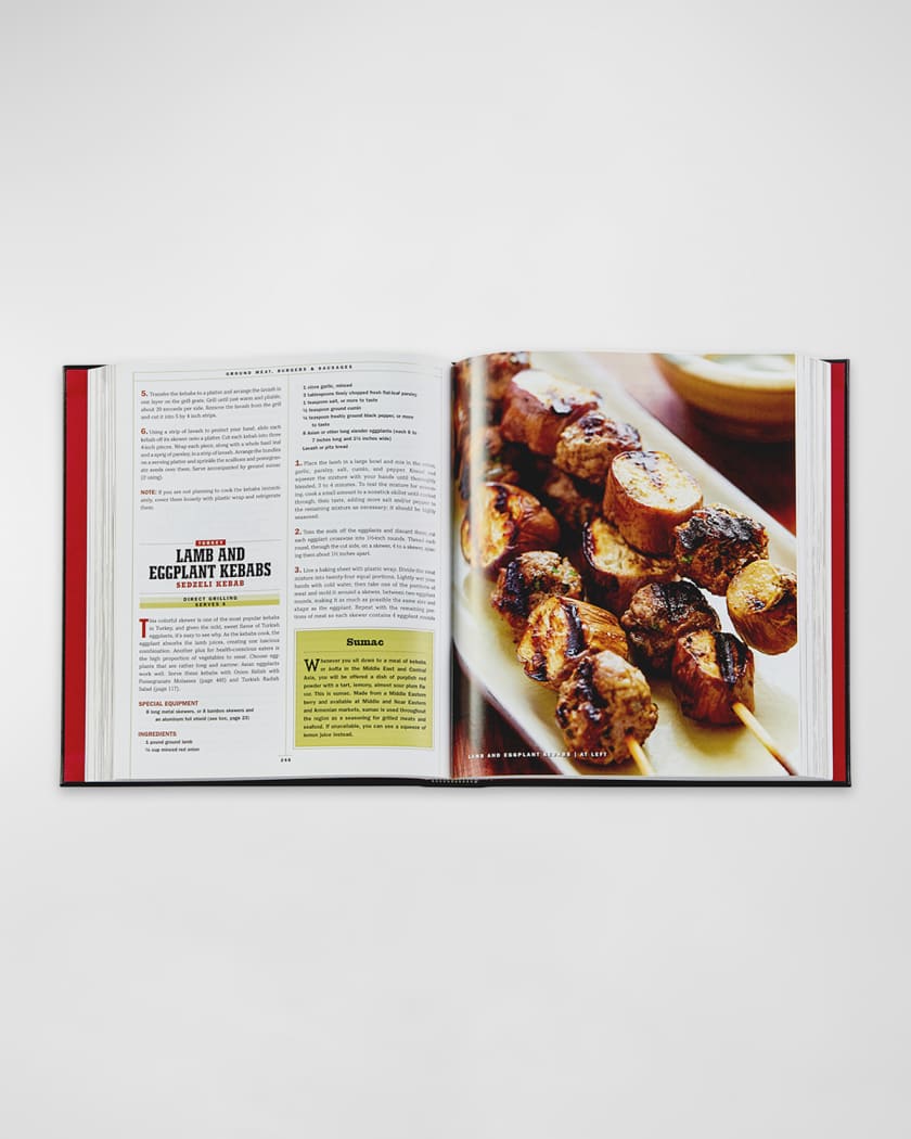 "The Barbecue Bible" Leather Bound Book by Steven Raichlen, Personalized