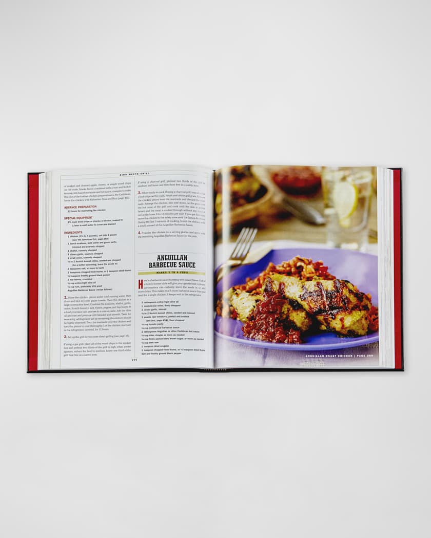 "The Barbecue Bible" Leather Bound Book by Steven Raichlen, Personalized