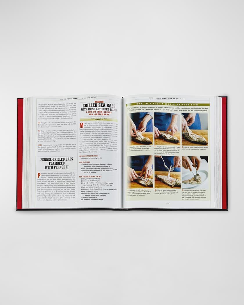 "The Barbecue Bible" Leather Bound Book by Steven Raichlen, Personalized