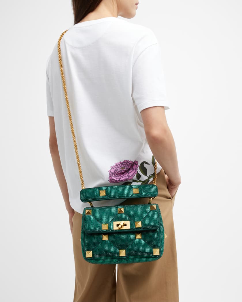 Valentino Roman Stud Small Embellished Shoulder Bag