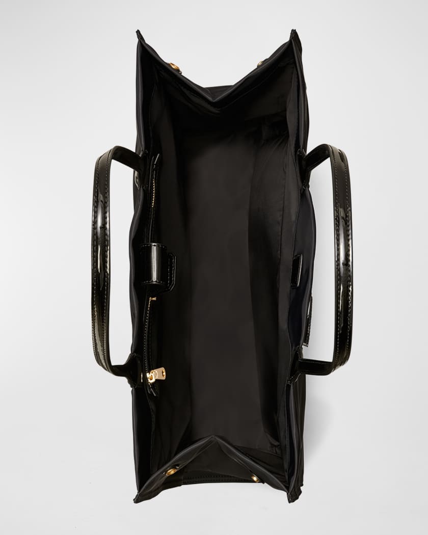 Ella patent nylon tote tory burch hot sale