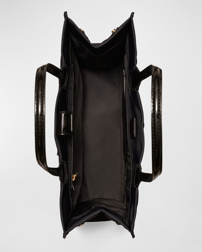 Ella Mini Patent Recycled Nylon Tote Bag