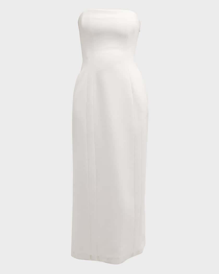 A.L.C. Elizabeth Strapless Midi Dress Neiman Marcus