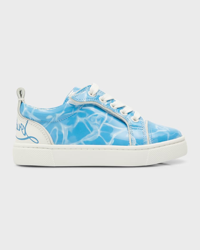 Funnyto - Low-top sneakers - Calf leather - Blue - Christian Louboutin