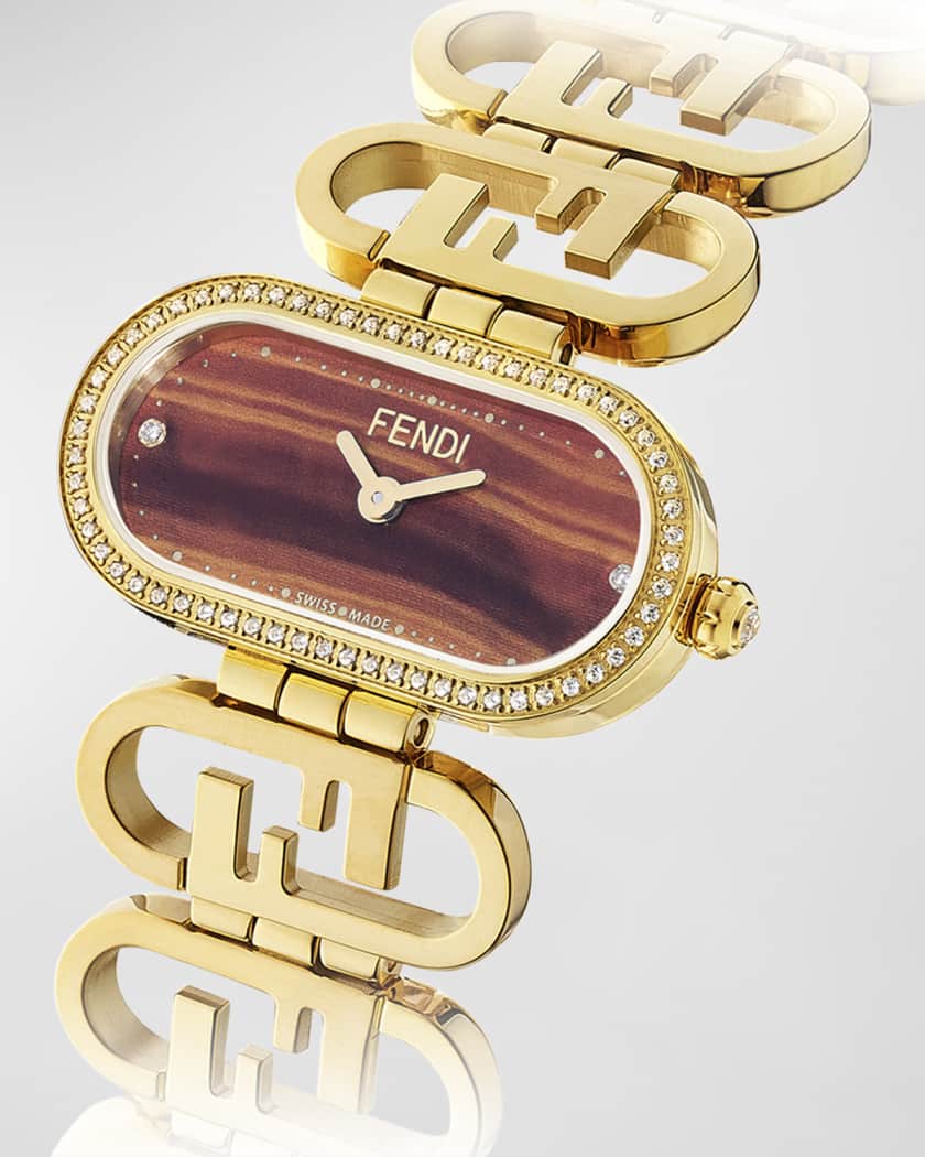 Fendi watch with diamonds shop