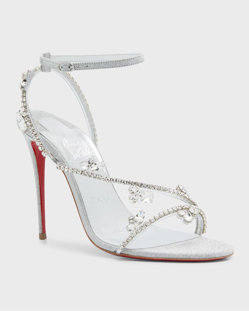 Shoes, Off White Glitter Red Bottom Heels