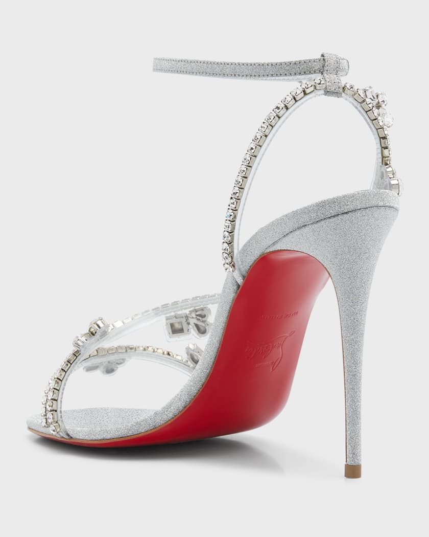 Christian Louboutin Lock Me Leather Sandals