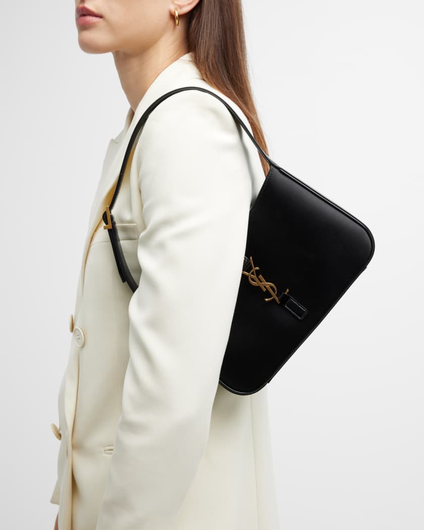 Saint Laurent Le 5A7 Satin & Patent Leather Shoulder Bag | Neiman 