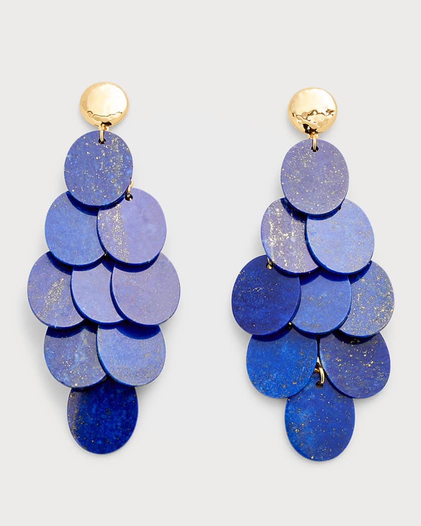 NEST Jewelry Lapis Chandelier Earrings Neiman Marcus