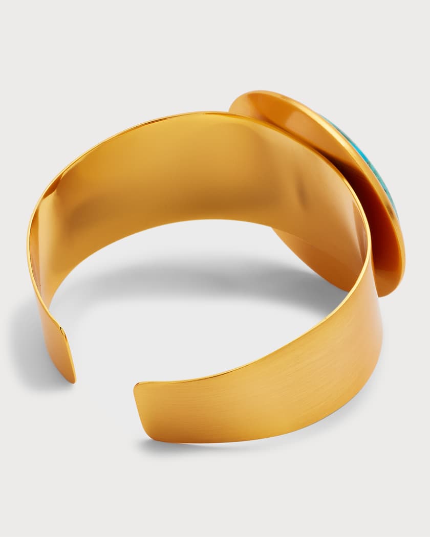 Brushed gold 2024 cuff bracelet