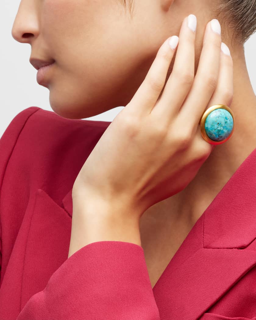 Turquoise 2025 cabochon ring
