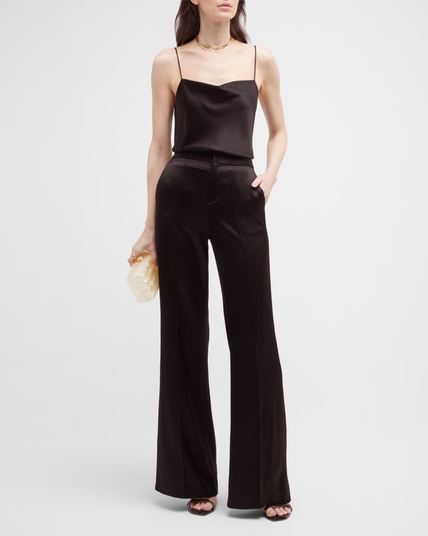 Lvr Exclusive Satin High Rise Wide Pants