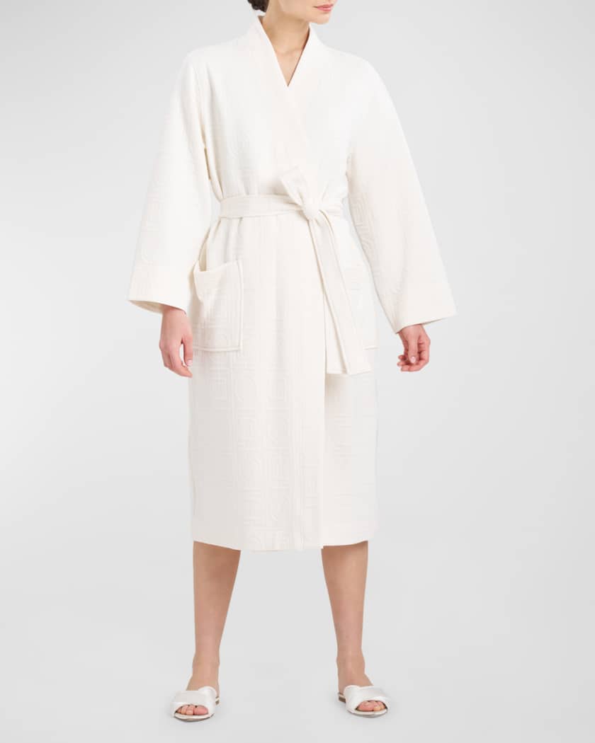 Quilted Infinity Jacquard Robe