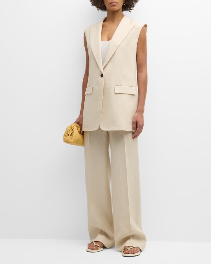 Lafayette 148 wide leg hot sale pants