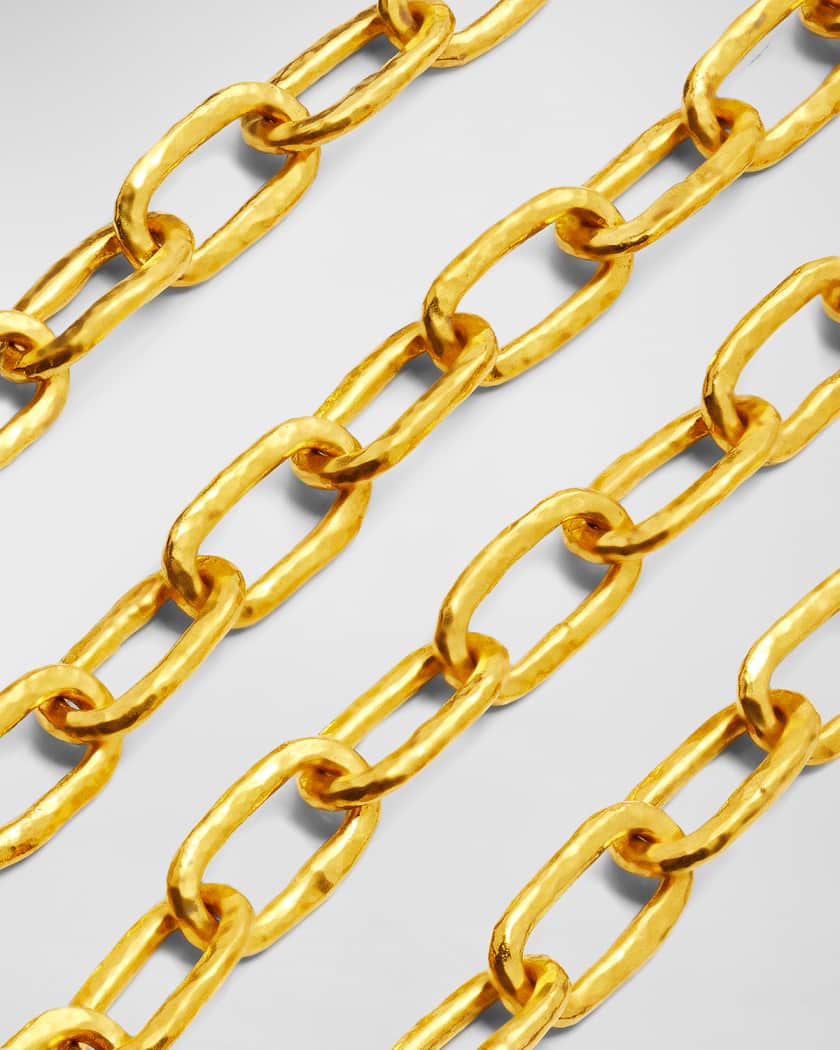 Gurhan Men s 24K Yellow Gold Chain Necklace 18
