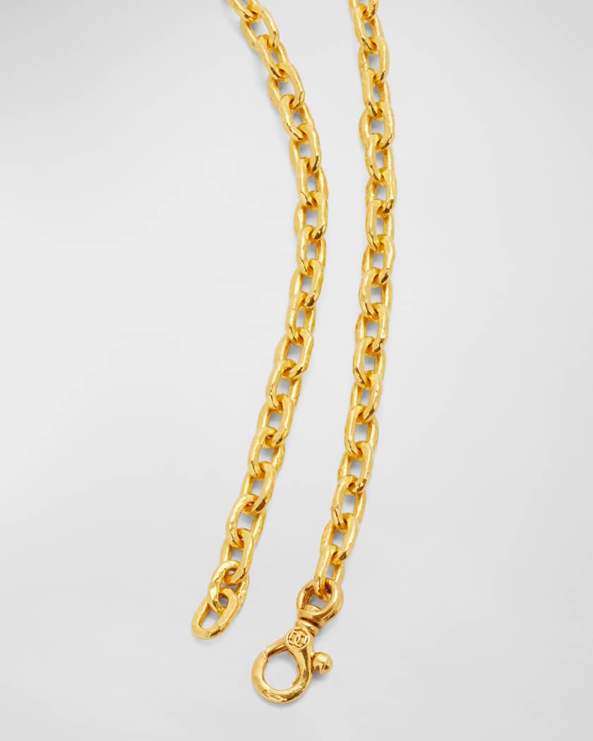 Gurhan Men's 24K Yellow Gold Chain Necklace, 20L