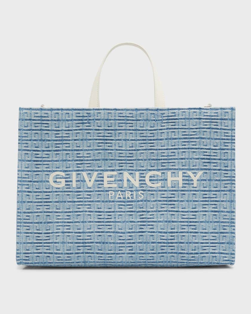 Givenchy Medium G Tote Bag in 4G Denim | Neiman Marcus