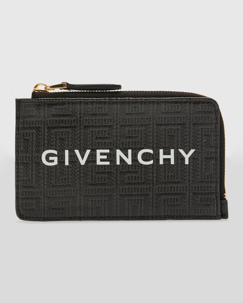 Givenchy Zip Monogram Card Holder | Neiman Marcus