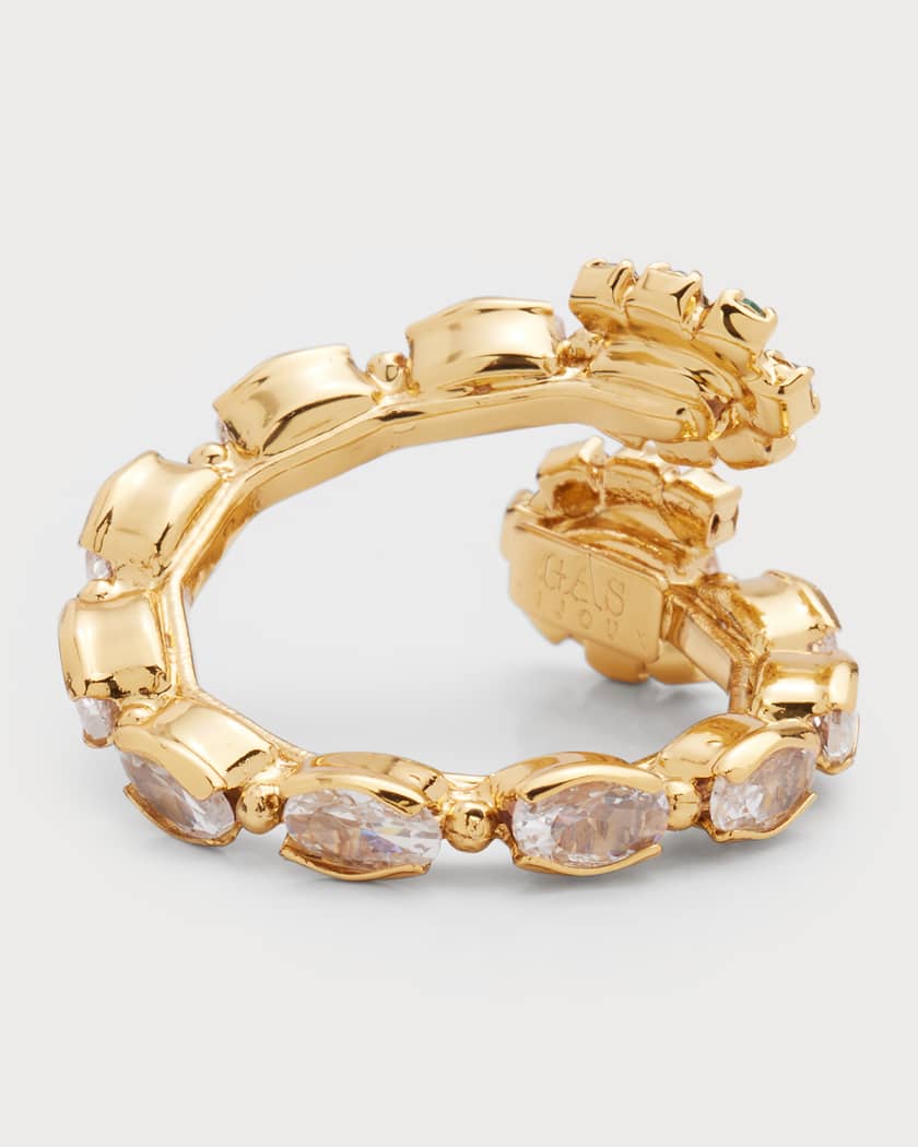 Gas Bijoux Bague Riviera Fleur Liane Ring Neiman Marcus