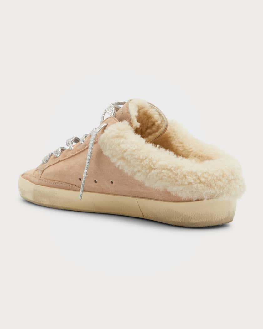 Shearling golden goose sneakers new arrivals