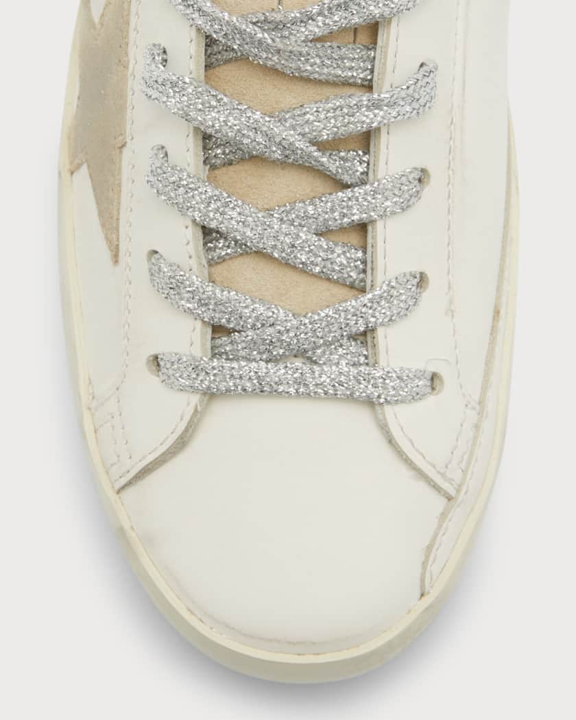 Superstar Glitter Bow Low-Top Sneakers