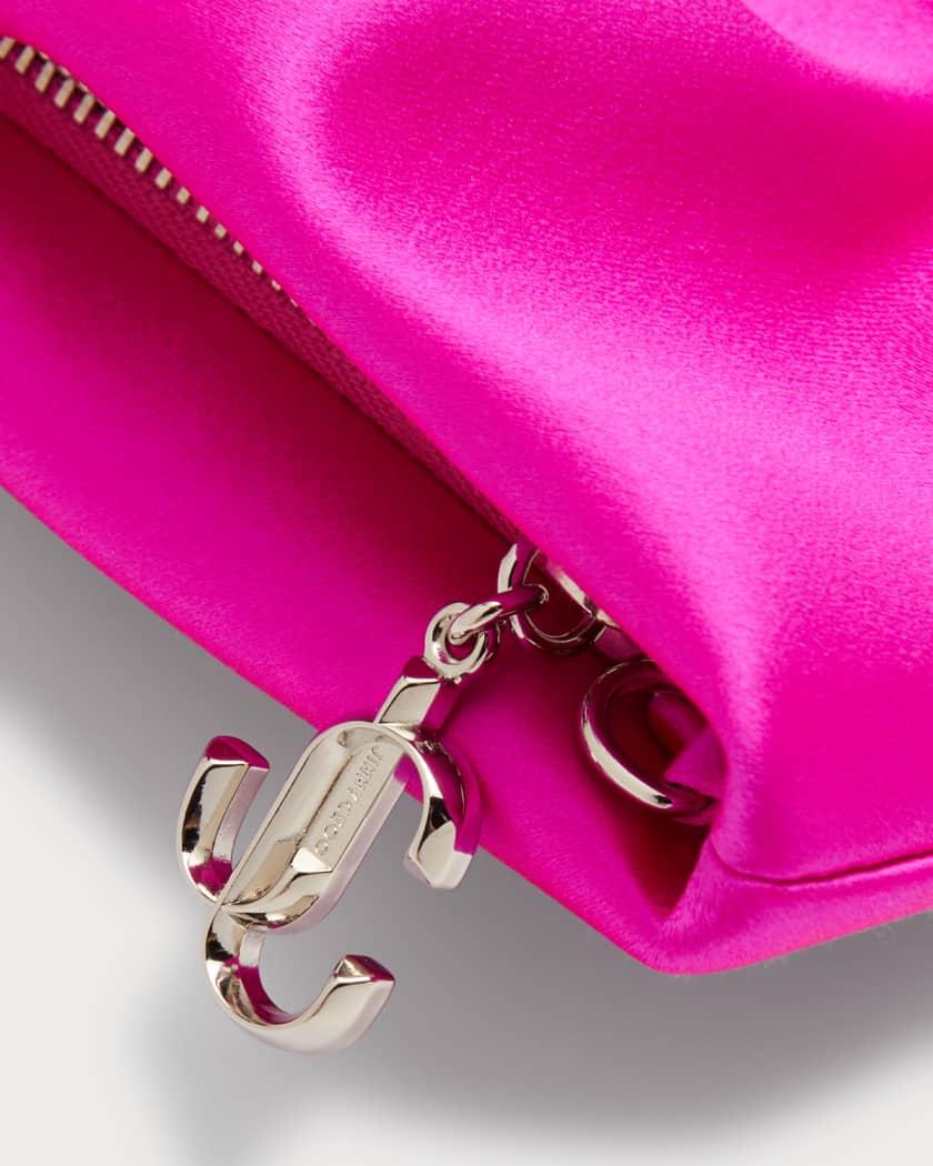 Jimmy choo satin clutch clearance