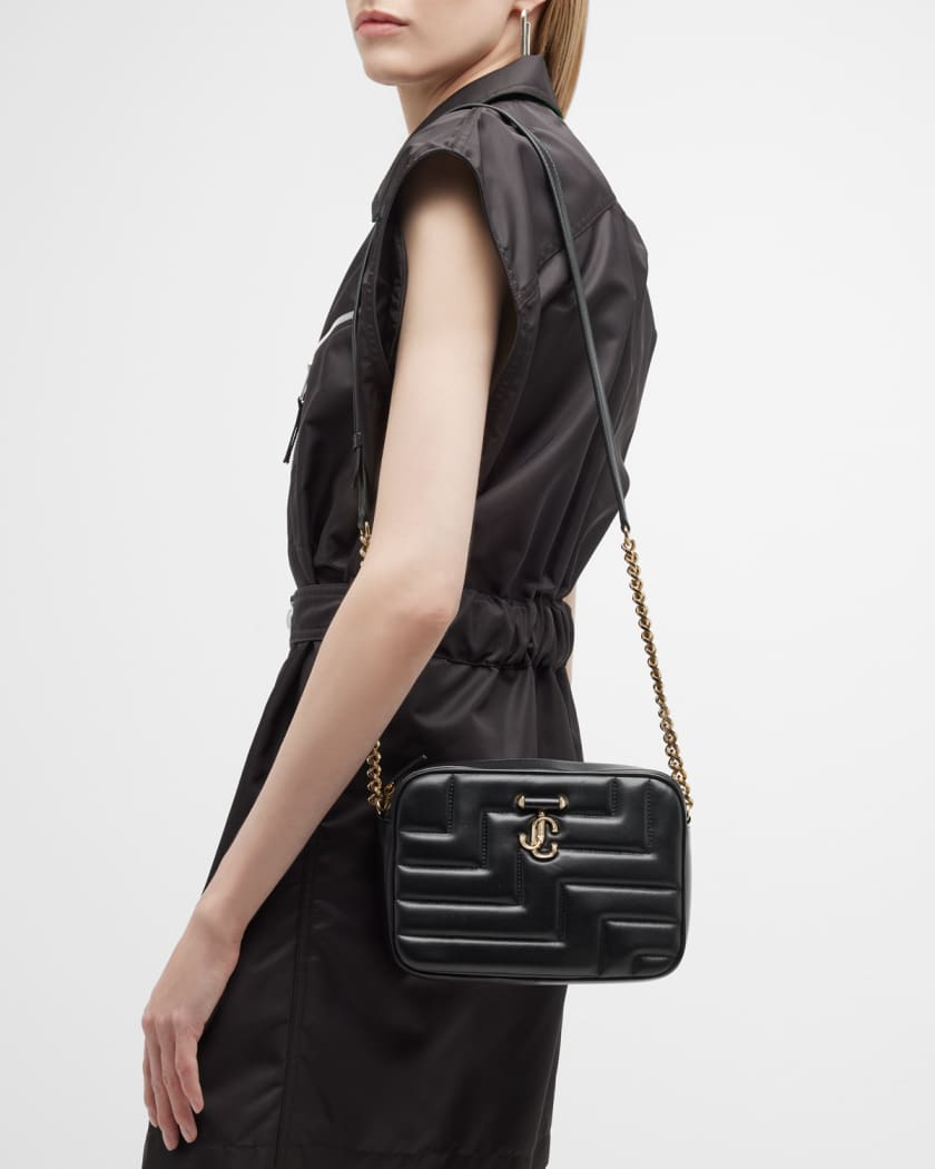 Jimmy Choo Varenne Quilted Lambskin Camera Crossbody Bag Neiman