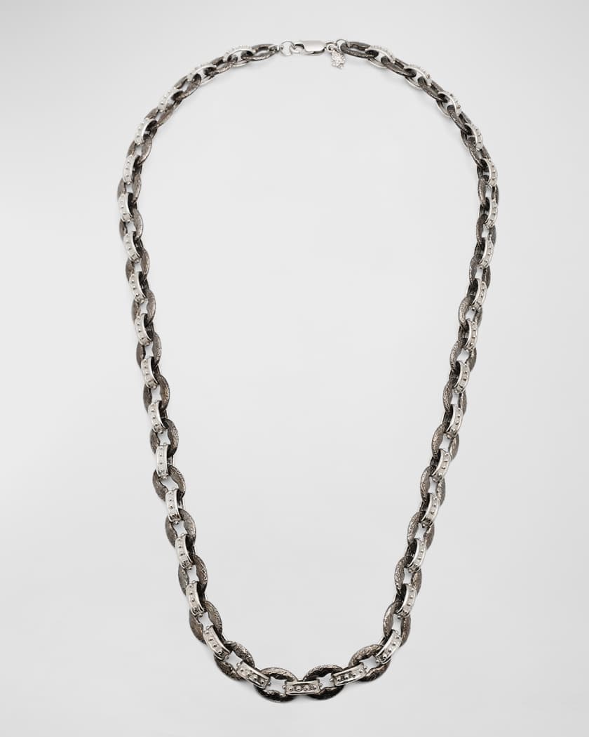 Chain Links Necklace in Sterling Silver