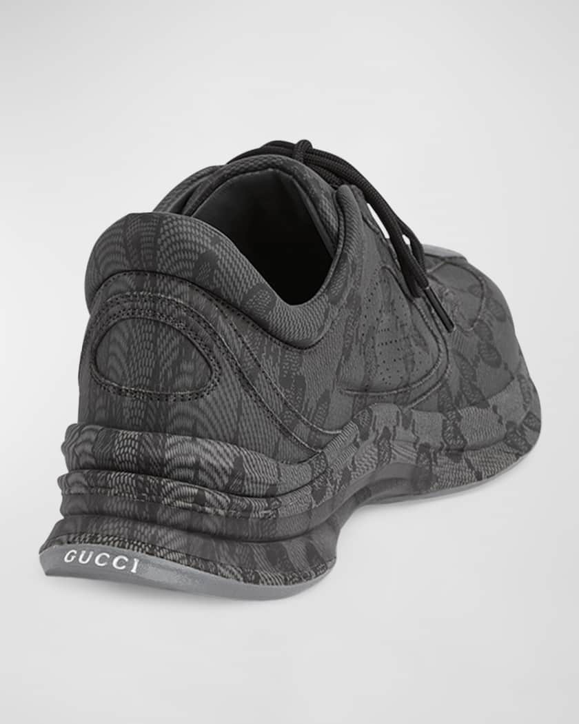 Men's Run Allover GG Fashion Sneakers