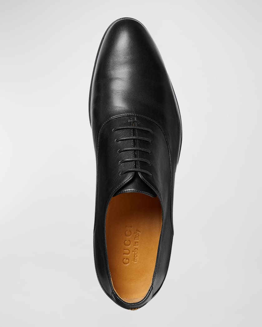 Men's Adel Double G Leather Oxfords