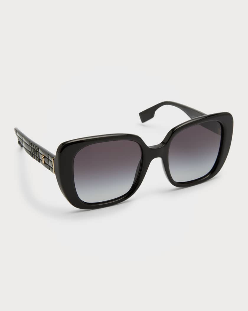 Burberry Monogram Square Acetate Sunglasses Neiman Marcus