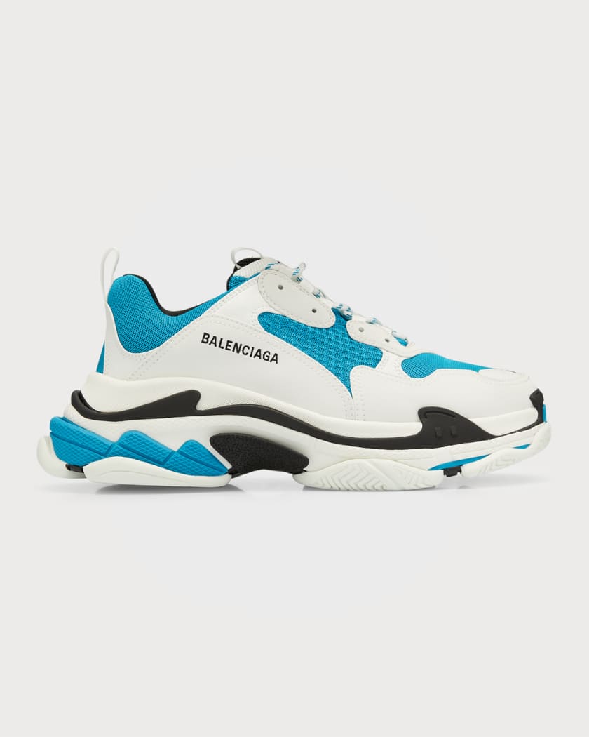 Balenciaga Men's Triple-S Mesh Sneakers | Neiman Marcus