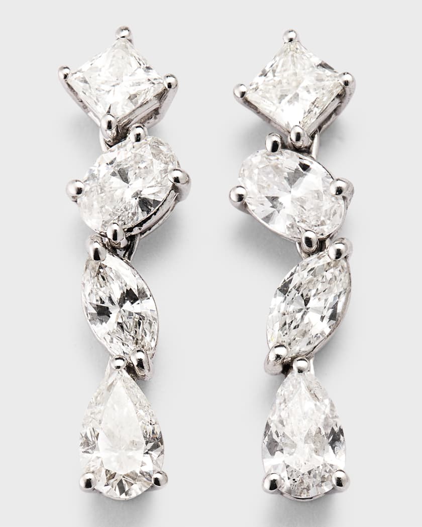 Neiman marcus diamond earrings top
