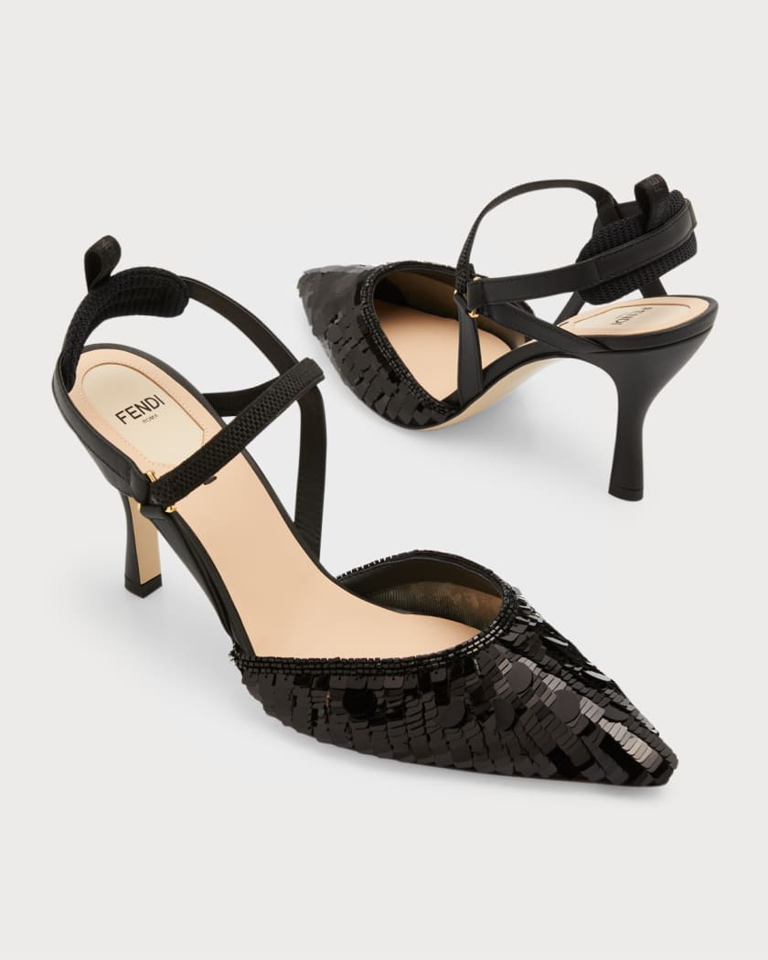 Fendi low heels store