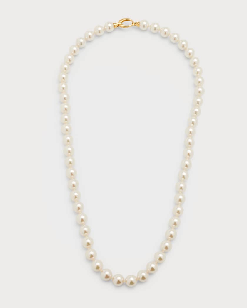 Majorica pearl necklace top